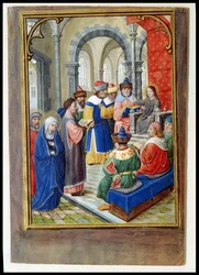 W.99 fol.24r Znalezienie Dzieciątka Jezus w Świątyni, ok.1530